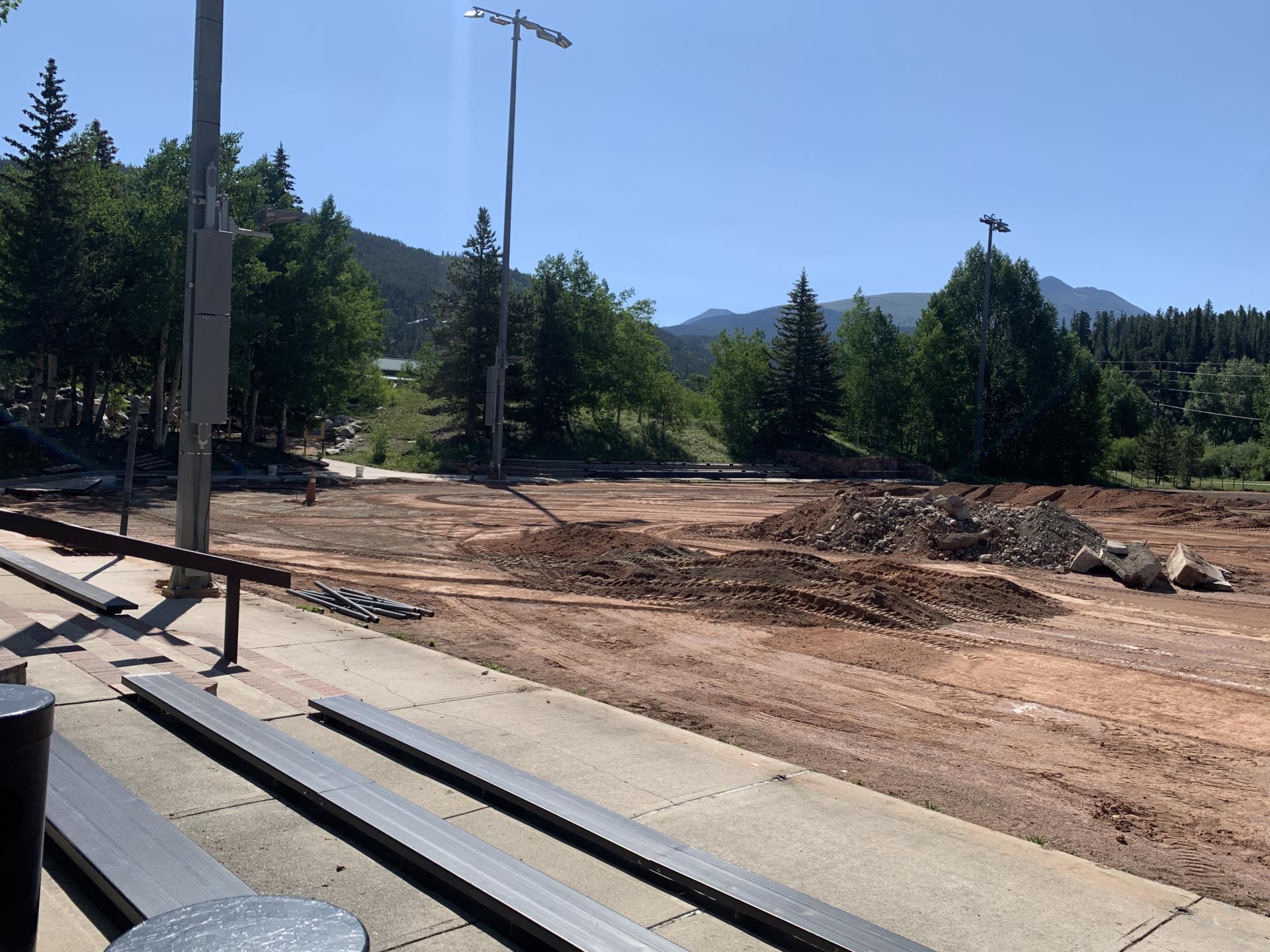 South field turf installation